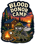 Blood Donors Camp  Precision Cut Decal